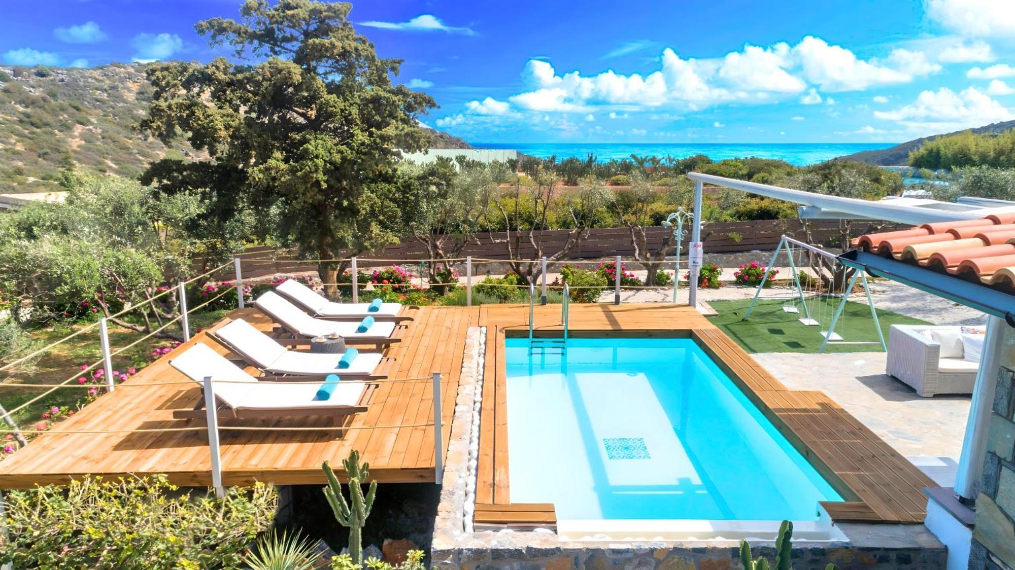 Cretan Lodge Heated Pool Агиос-Николаос Экстерьер фото