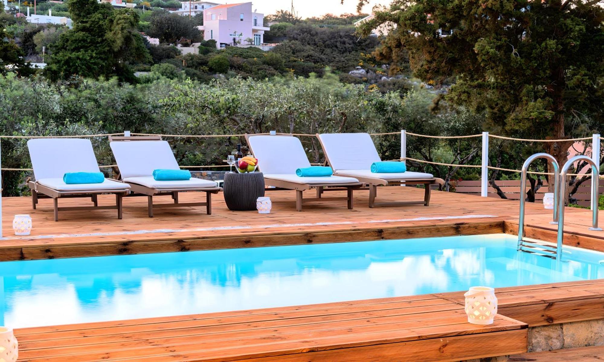 Cretan Lodge Heated Pool Агиос-Николаос Экстерьер фото