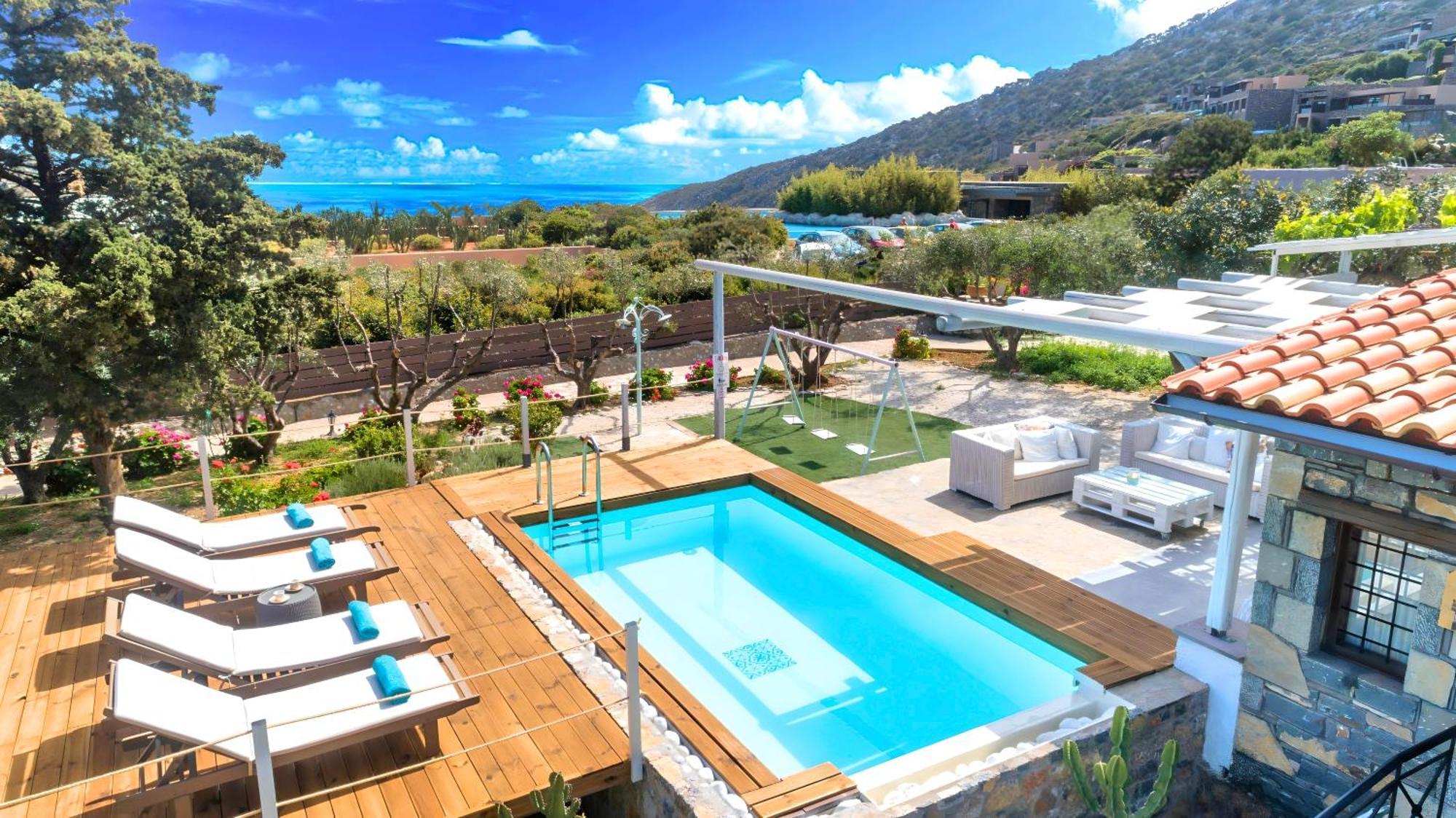 Cretan Lodge Heated Pool Агиос-Николаос Экстерьер фото