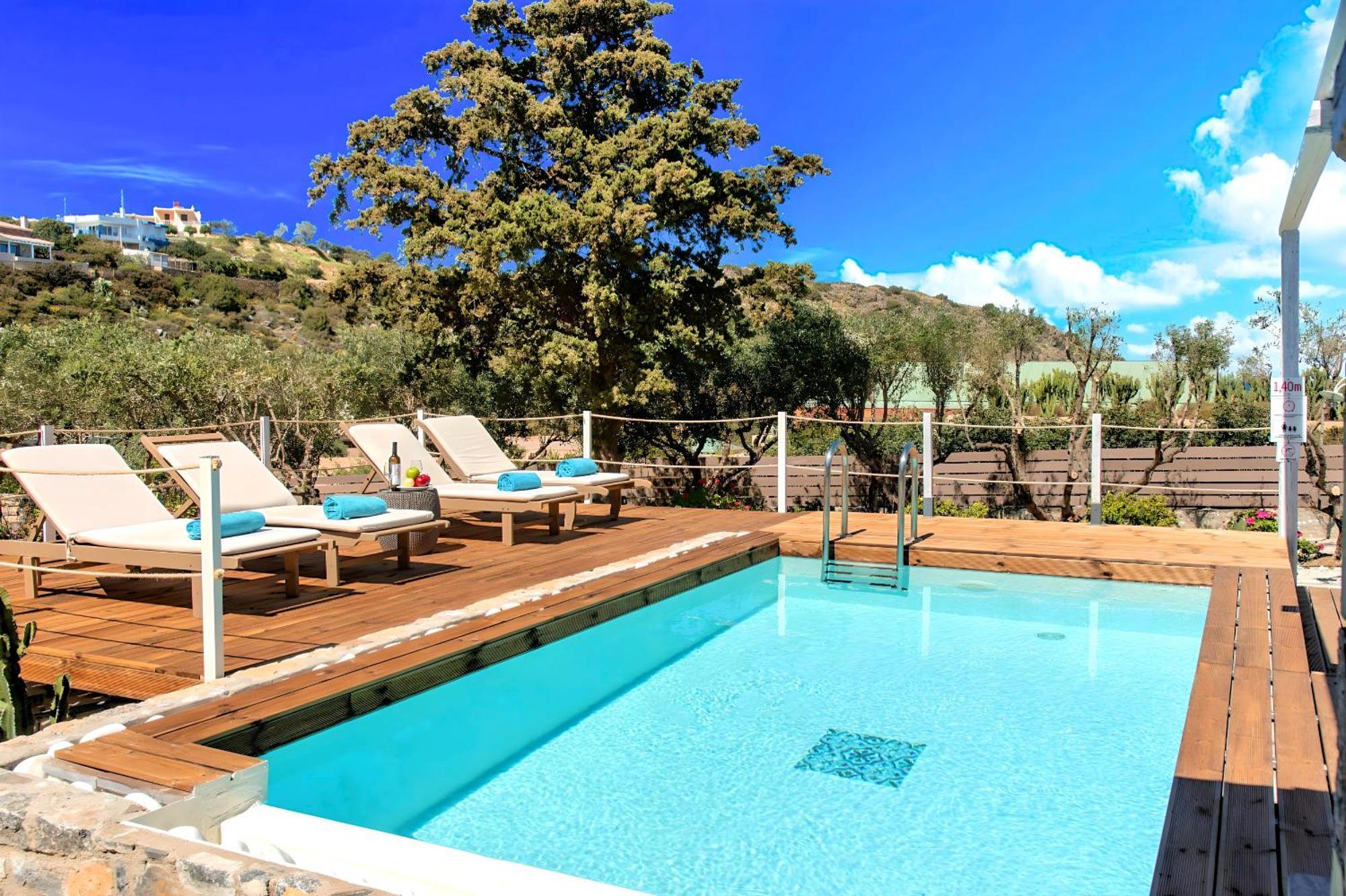 Cretan Lodge Heated Pool Агиос-Николаос Экстерьер фото